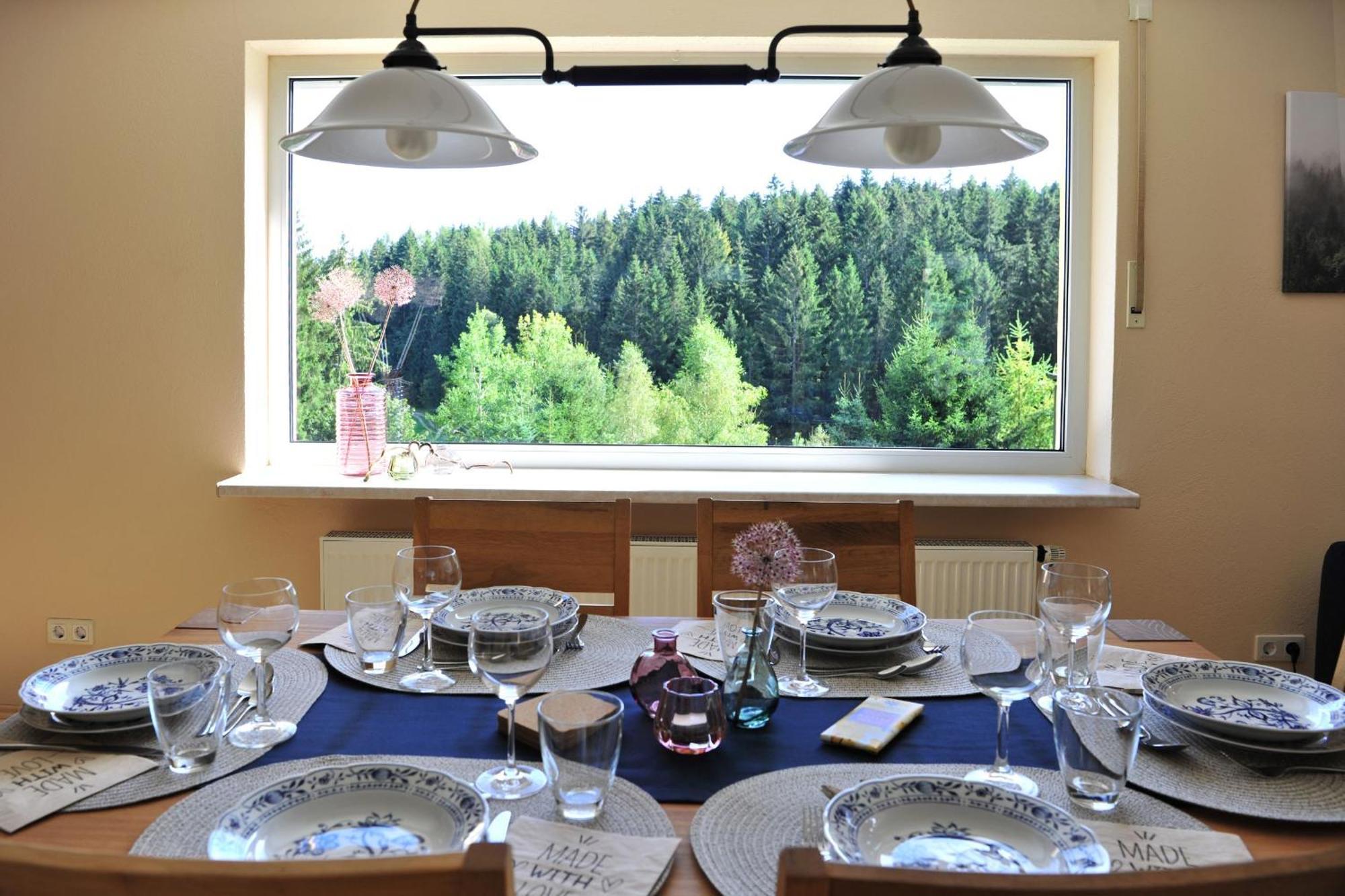 Exklusives Ferienhaus "Waldzauber" Ruhe Und Natur Pur Am Waldrand Geniessen シェーンハイデ エクステリア 写真